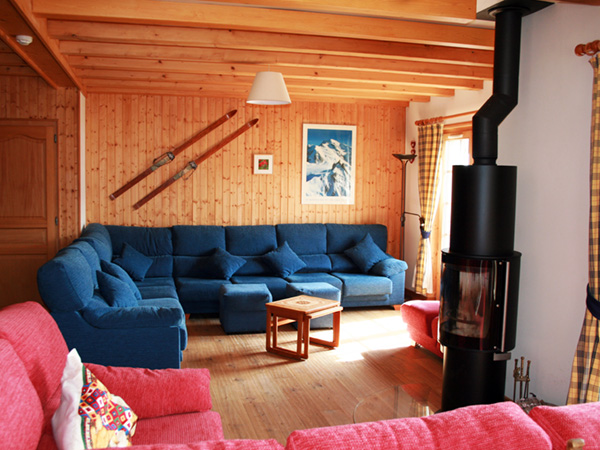 Chalet Chardon lving area